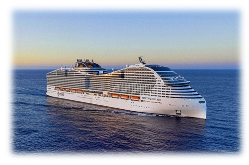 MSC WORLD ASIA 客船外観
